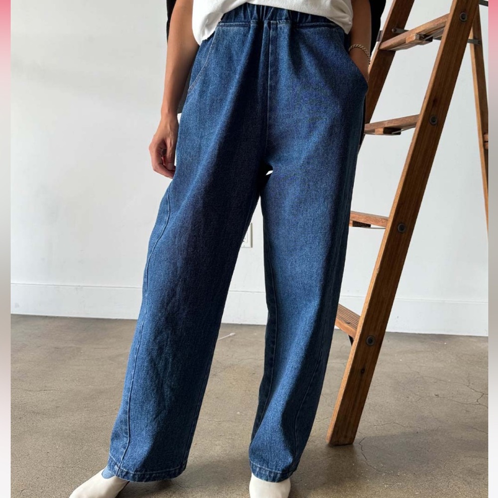 Brand New Le Bon Shoppe ARC PANTS - BLUE DENIM Size small.